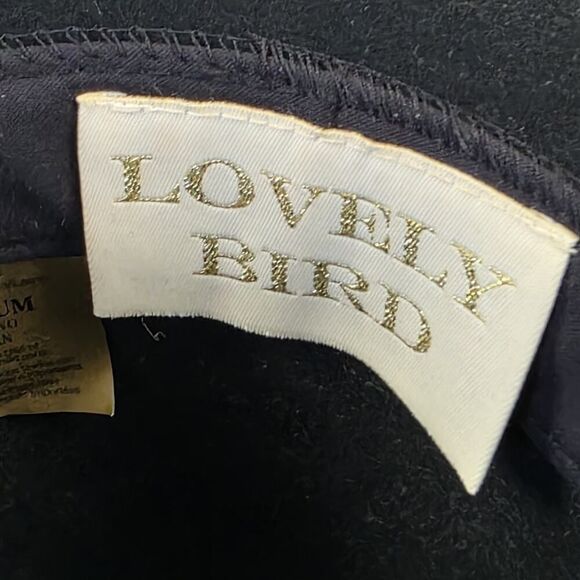Lovely Bird‎ Black Wool Hat Fedora main image 6